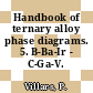 Handbook of ternary alloy phase diagrams. 5. B-Ba-Ir - C-Ga-V.