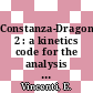 Constanza-Dragon 2 : a kinetics code for the analysis of thermal transients of prismatic HTGR cores : [E-Book]