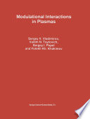 Modulational Interactions in Plasmas [E-Book] /