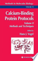 Calcium-Binding Protein Protocols: Volume 2: Methods and Techniques [E-Book] /