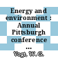 Energy and environment : Annual Pittsburgh conference 0010: proceedings vol 0003 : Pittsburgh, PA, 25.04.79-27.04.79 /