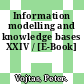 Information modelling and knowledge bases XXIV / [E-Book]