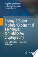 Energy-Efficient Modular Exponential Techniques for Public-Key Cryptography [E-Book] : Efficient Modular Exponential Techniques /