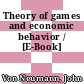 Theory of games and economic behavior / [E-Book]