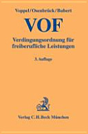 VOF : Vergabeverordnung für freiberufliche Leistungen - Kommentar /