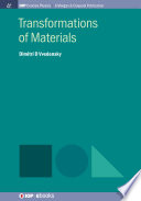 Transformations of materials [E-Book] /