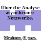 Über die Analyse asynchroner Netzwerke.