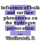 Influence of bulk and surface phenomena on the hydrogen permeation through metals [E-Book] /
