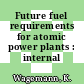 Future fuel requirements for atomic power plants : internal report.