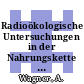 Radioökologische Untersuchungen in der Nahrungskette Luft Boden Rebe Wein : Abschlussbericht.