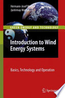 Introduction to Wind Energy Systems [E-Book] : Basics, Technology and Operation /