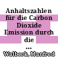 Anhaltszahlen für die Carbon Dioxide Emission durch die Energieversorgung /