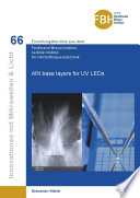 AlN base layers for UV LEDs [E-Book] /