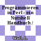 Programmieren in Perl : ein Nutshell Handbuch /