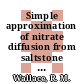 Simple approximation of nitrate diffusion from saltstone : [E-Book]