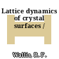 Lattice dynamics of crystal surfaces /