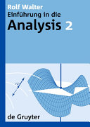 Einführung in die Analysis. 2 [E-Book] /