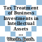 Tax Treatment of Business Investments in Intellectual Assets [E-Book]: An International Comparison /