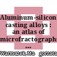 Aluminum-silicon casting alloys : an atlas of microfractographs [E-Book] /