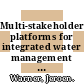 Multi-stakeholder platforms for integrated water management / [E-Book]