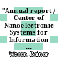 "Annual report / Center of Nanoelectronic Systems for Information Technology. 2005 [E-Book] /