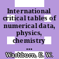 International critical tables of numerical data, physics, chemistry and technology. 3.