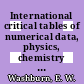 International critical tables of numerical data, physics, chemistry and technology. 4.