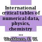 International critical tables of numerical data, physics, chemistry and technology. 6.