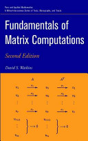 Fundamentals of matrix computations /
