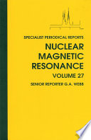 Nuclear magnetic resonance. Volume 27, A review of the literature published between June 1996 and May 1997 / [E-Book]