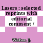 Lasers : selected reprints with editorial comment /