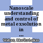 Nanoscale understanding and control of metal exsolution in perovskite oxides /