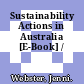 Sustainability Actions in Australia [E-Book] /