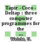 Tapir - Coco - Deltap : three computer programmes for the thermal analysis of a reactor core containing internally and/or externally gas cooled prismatic fuel elements [E-Book]