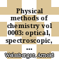 Physical methods of chemistry vol 0003: optical, spectroscopic, and activity methods vol D: X-ray, nuclear, molecular beam, and radioactivity methods.