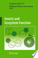 Insects and Ecosystem Function [E-Book] /