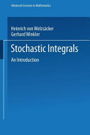 Stochastic integrals : An introduction.
