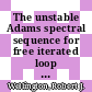 The unstable Adams spectral sequence for free iterated loop spaces [E-Book] /