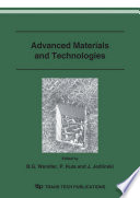 Advanced materials and technologies : selected topics from the 17th Physical Metallurgy and Materials Science International Conference in Ambassador, Lodz, Poland, 2004 [E-Book] /