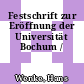 Festschrift zur Eröffnung der Universität Bochum /