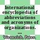 International encyclopedia of abbreviations and acronyms of organizations. 3. F - ipr.