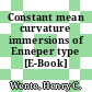 Constant mean curvature immersions of Enneper type [E-Book] /