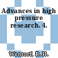 Advances in high pressure research. 4.