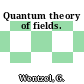 Quantum theory of fields.