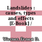 Landslides : causes, types and effects [E-Book] /