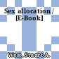 Sex allocation / [E-Book]