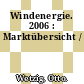 Windenergie. 2006 : Marktübersicht /