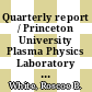 Quarterly report / Princeton University Plasma Physics Laboratory Theory Division: 1994 : 01.01. - 31.03.1994.