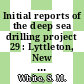 Initial reports of the deep sea drilling project 29 : Lyttleton, New Zealand to Wellington, New Zealand, March - April 1973