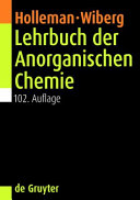 Lehrbuch der anorganischen Chemie /